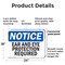 Signmission 18 in Height, 24 in Width, Plastic, Rectangle OS-2PACK-NS-P-1824-L-11610 - alternate 4